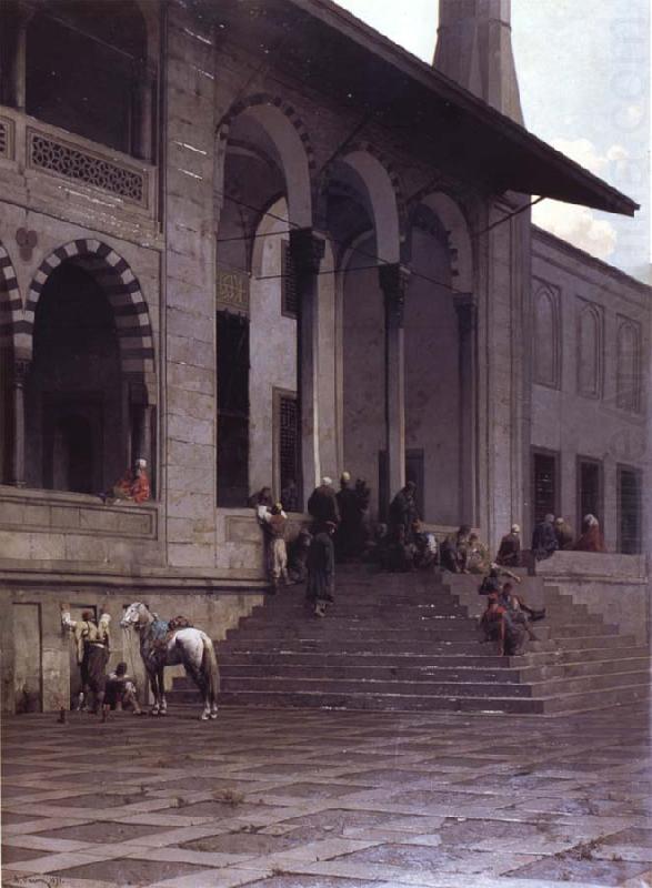 The Door of the Yeni-Djami Mosque in Constantinople, Alberto Pasini